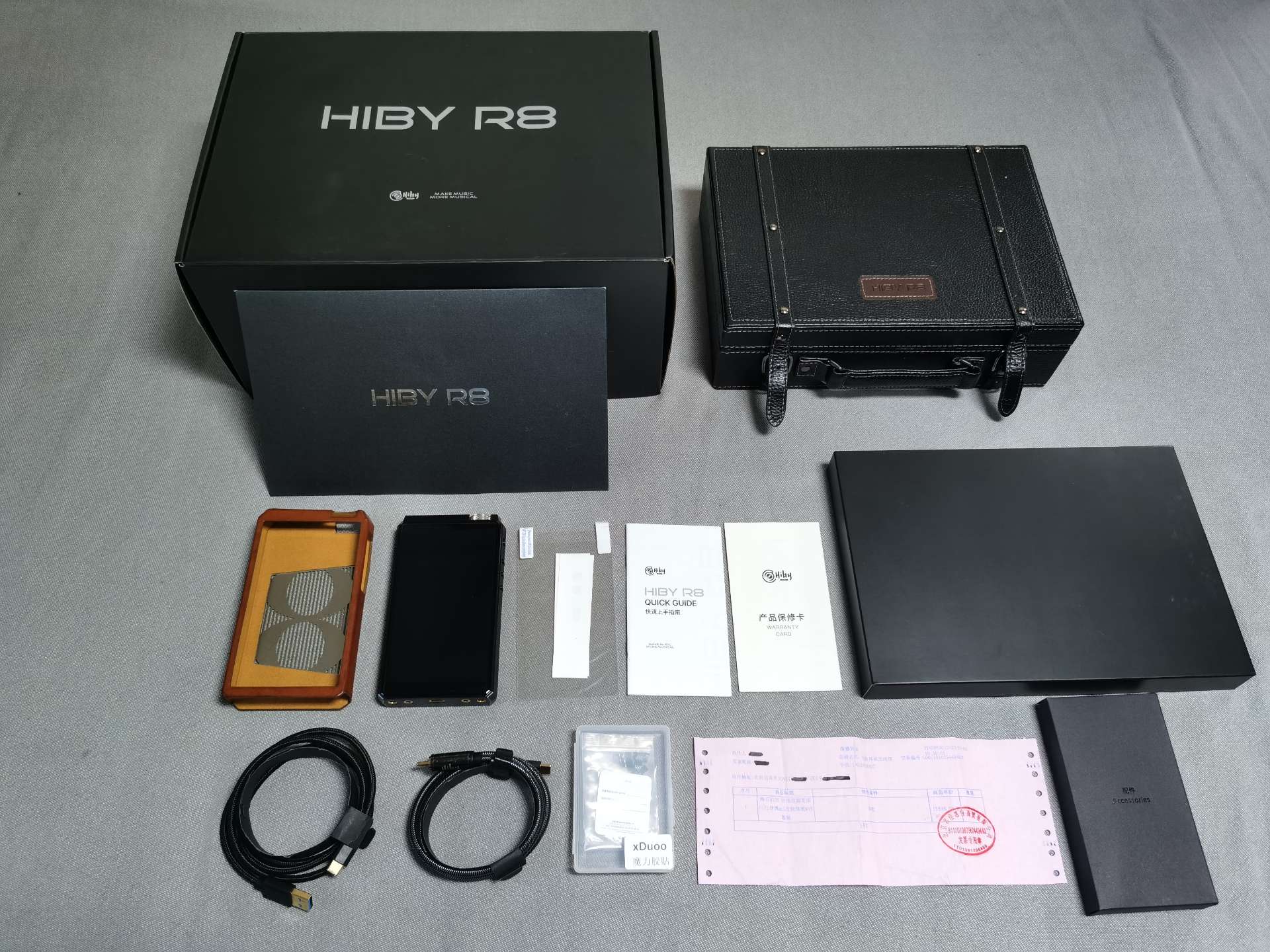 好價出:海貝hiby r8不鏽鋼4g映呈磨機版 hifi播放器!